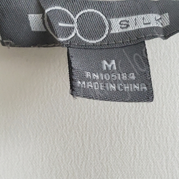 Go Silk by Neiman Marcus Dolman-Sleeve Silk Blouse - Picture 5 of 6